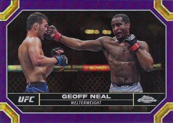 2024 Topps Chrome UFC - Purple Refractor #67 Geoff Neal Front