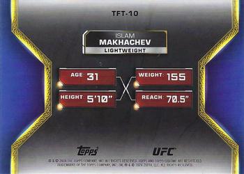 2024 Topps Chrome UFC - Tale of the Tape #TFT-10 Islam Makhachev Back