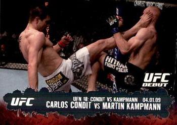2009 Topps UFC Round 2 #132 Carlos Condit / Martin Kampmann Front