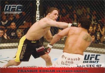 2009 Topps UFC Round 1 #60 Frankie Edgar / Tyson Griffin Front