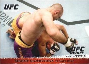 2009 Topps UFC Round 1 #67 Manny Gamburyan / Nate Diaz Front