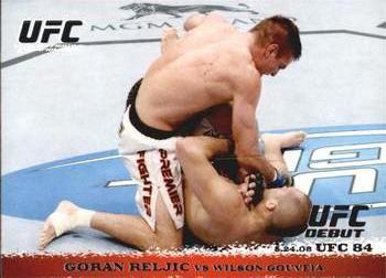 2009 Topps UFC Round 1 #83 Goran Reljic / Wilson Gouveia Front