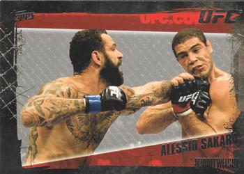2010 Topps UFC #10 Alessio Sakara Front