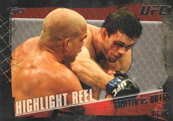 2010 Topps UFC #189 Forrest Griffin / Tito Ortiz Front