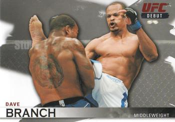 2010 Topps UFC Knockout #145 Dave Branch Front