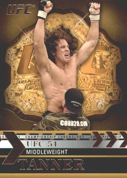 2011 Topps UFC Title Shot - Championship Chronology #CC-31 Evan Tanner Front