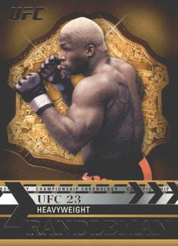 2011 Topps UFC Title Shot - Championship Chronology Black #CC-4 Kevin Randleman Front