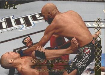 2011 Topps UFC Title Shot - Gold #88 Cyrille Diabate Front