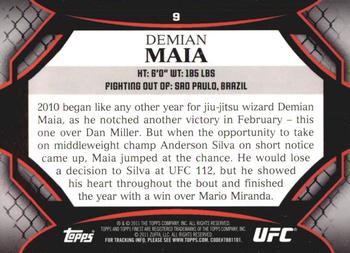 2011 Finest UFC #9 Demian Maia Back