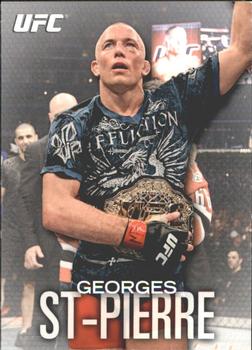 2012 Topps UFC Knockout #100 Georges St-Pierre Front