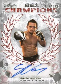 2010 Leaf MMA - Champions Autographs Red #CH-JV1 Jamie Varner Front