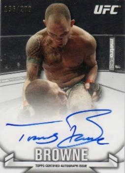 2013 Topps UFC Knockout - Autographs #KA-TB Travis Browne Front