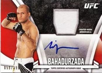 2013 Topps UFC Knockout - Fighter Relics Autographs #KAR-SB Siyar Bahadurzada Front
