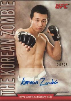 2013 Topps UFC Knockout - Notable Nicknames Autographs #NN-CJ Chan Sung Jung Front