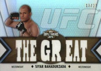 2013 Topps UFC Knockout - Triple Threads Relics Sepia #TTR-SB1 Siyar Bahadurzada Front