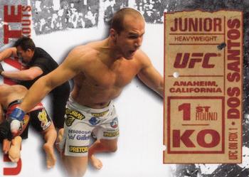 2013 Topps UFC Knockout - Ultimate Knockouts #UKO-4 Junior dos Santos Front