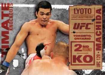 2013 Topps UFC Knockout - Ultimate Knockouts #UKO-9 Lyoto Machida Front