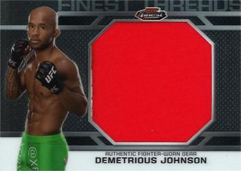 2013 Finest UFC - Finest Threads Jumbo Fighter Relics #JFT-DJ Demetrious Johnson Front