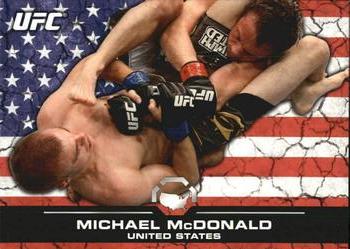 2013 Topps UFC Bloodlines - Flag Parallel #35 Michael McDonald Front