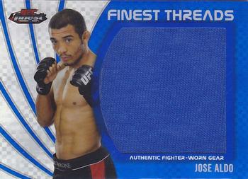 2012 Finest UFC - Finest Threads Jumbo Fighter Relics X-Fractors #JFT-JA Jose Aldo Front