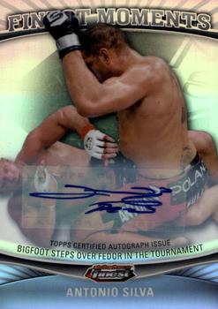 2012 Finest UFC - Finest Moments Autographs #FM-AS Antonio Silva Front