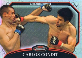 2011 Finest UFC - Refractors #3 Carlos Condit Front