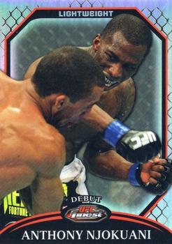 2011 Finest UFC - Refractors #75 Anthony Njokuani Front