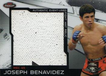 2011 Finest UFC - Jumbo Fight Mat Relics #MR-JB Joseph Benavidez Front