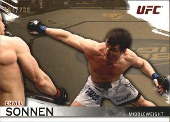 2010 Topps UFC Knockout - Gold #29 Chael Sonnen Front