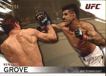 2010 Topps UFC Knockout - Gold #84 Kendall Grove Front