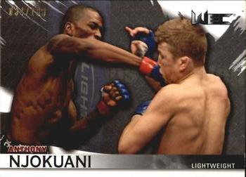 2010 Topps UFC Knockout - Gold #119 Anthony Njokuani Front