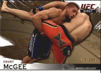 2010 Topps UFC Knockout - Gold #143 Court McGee Front
