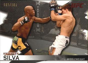 2010 Topps UFC Knockout - Silver #14 Anderson Silva Front