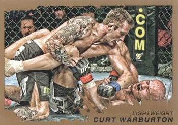 2011 Topps UFC Moment of Truth - Gold #73 Curt Warburton Front