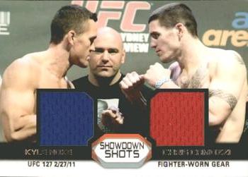 2011 Topps UFC Moment of Truth - Showdown Shots Dual Relics #SSDR-NC Kyle Noke / Chris Camozzi Front