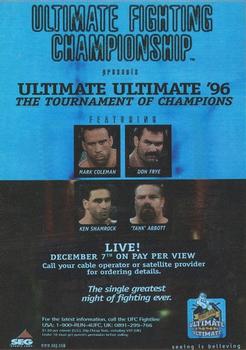 2010 Topps UFC - Fight Poster Review #FPR-UFCUU96 UFC The Ultimate Ultimate 96 / Mark Coleman / Don Frye / Ken Shamrock / Tank Abbott Front