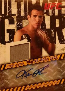 2009 Topps UFC Round 2 - Ultimate Gear Autographs #AUG-KF Kenny Florian Front