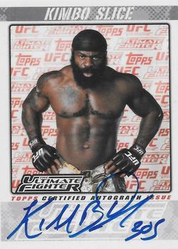 2009 Topps UFC Round 2 - TUF Season 10 Autographs #TUFKS Kimbo Slice Front