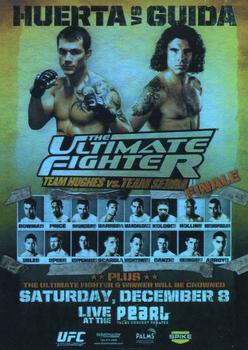 2009 Topps UFC Round 2 - Fight Poster #TUF6 The Ultimate Fighter 6: Team Hughes vs. Team Serra Front