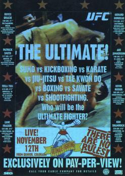 2009 Topps UFC Round 2 - Fight Poster #FPR-UFC1 UFC 1: The Beginning Front