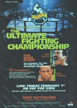 2009 Topps UFC Round 2 - Fight Poster #FPR-UFC12 UFC 12: Judgement Day Front
