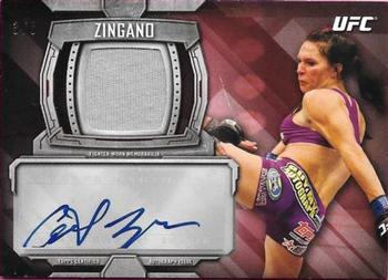 2014 Topps UFC Knockout - Autograph Relics Ruby #KAR-CZ Cat Zingano Front