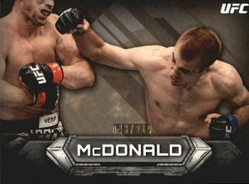 2014 Topps UFC Knockout - Gold #28 Michael McDonald Front