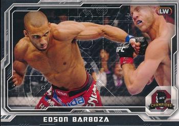 2014 Topps UFC Champions - Black #66 Edson Barboza Front