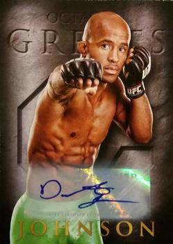 2014 Topps UFC Champions - Octagon Greats Autographs #OGAP-DJ Demetrious Johnson Front