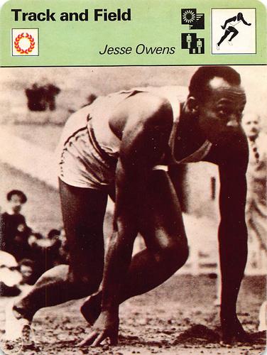1977-79 Sportscaster Series 1 #01-04 Jesse Owens Front