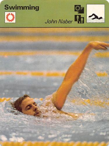 1977-79 Sportscaster Series 2 #02-22 John Naber Front