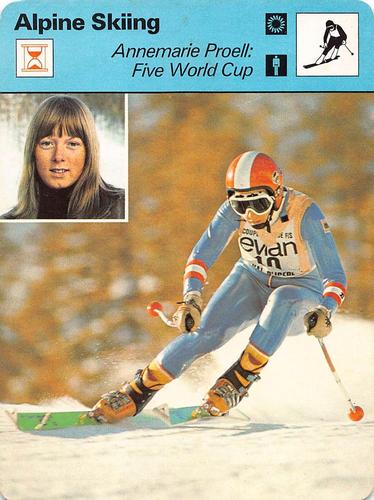 1977-79 Sportscaster Series 4 #04-13 Annemarie Proell Front