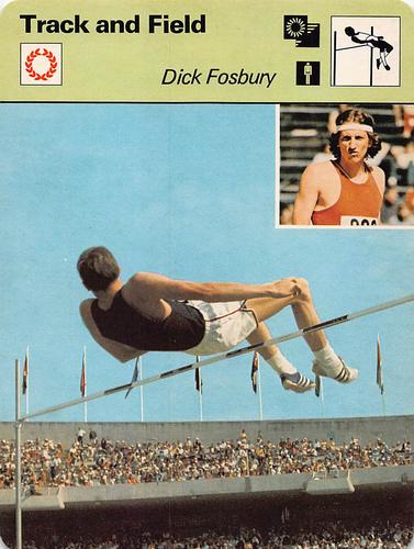 1977-79 Sportscaster Series 5 #05-18 Dick Fosbury Front