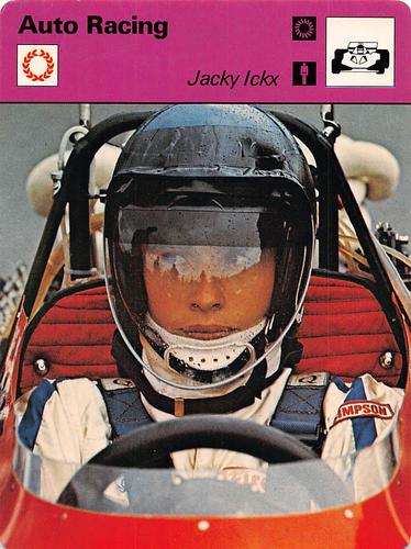1977-79 Sportscaster Series 6 #06-03 Jacky Ickx Front